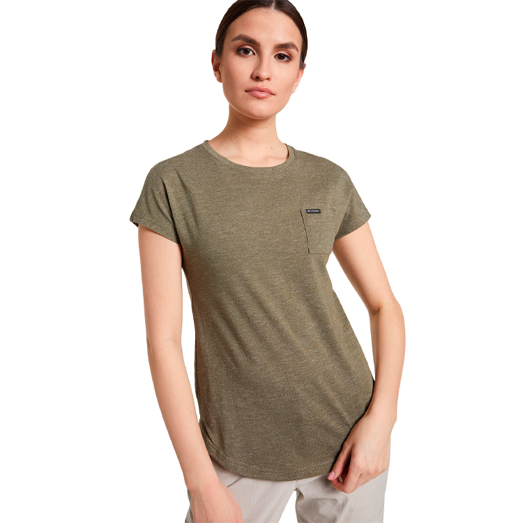 Поло Columbia Cades Cape Tee XS Хаки Женский photo 2