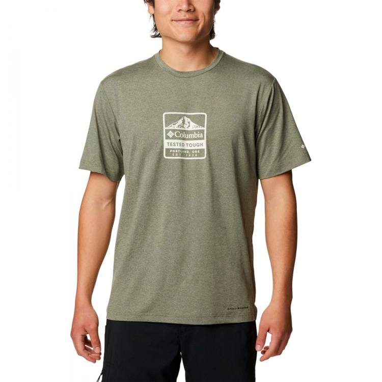 Tricou bărbătesc Columbia Tech Trail Front Graphic SS Tee S Hachi photo 1