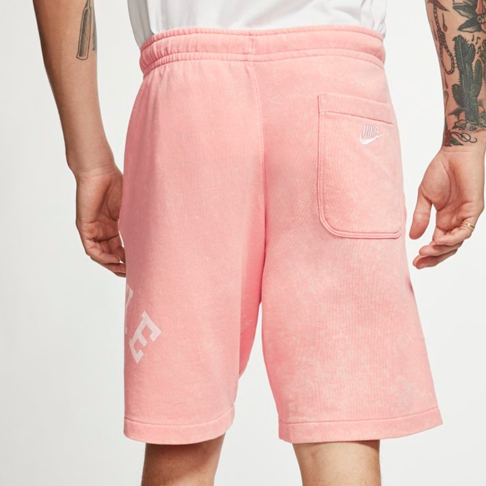 Шорты мужские Nike M NSW CE SHORT FT WASH L Желтый/Красный photo 4