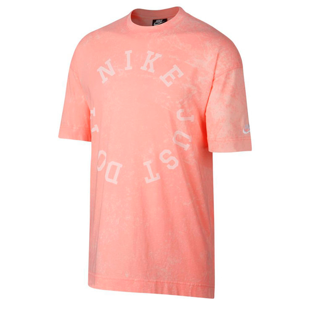 Tricou bărbătesc Nike M NSW CE TOP SS WASH L Galben-rosu photo 1
