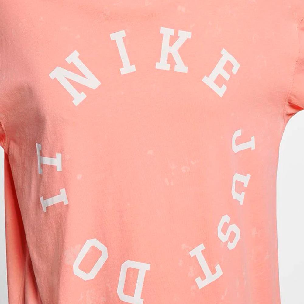 Tricou bărbătesc Nike M NSW CE TOP SS WASH L Galben-rosu photo 3