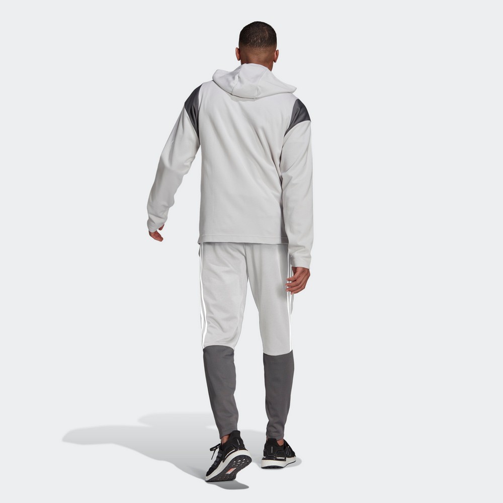 Trening pt Barbati Adidas M Rib Tracksuit S Gri photo 3