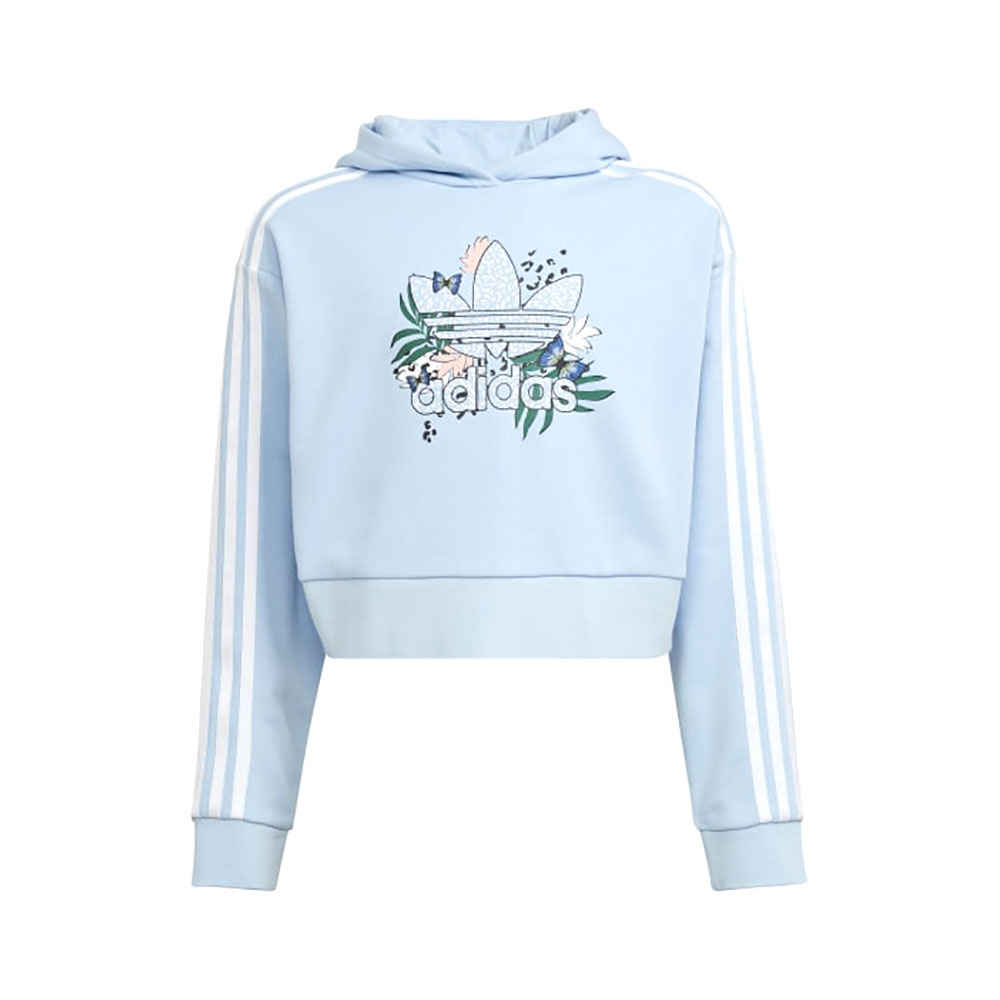 Hanorac Adidas CROP HOODIE / Femei / 128 / Albastru photo 1 Hanorac Adidas CROP HOODIE / Femei / 128 / Albastru photo 1