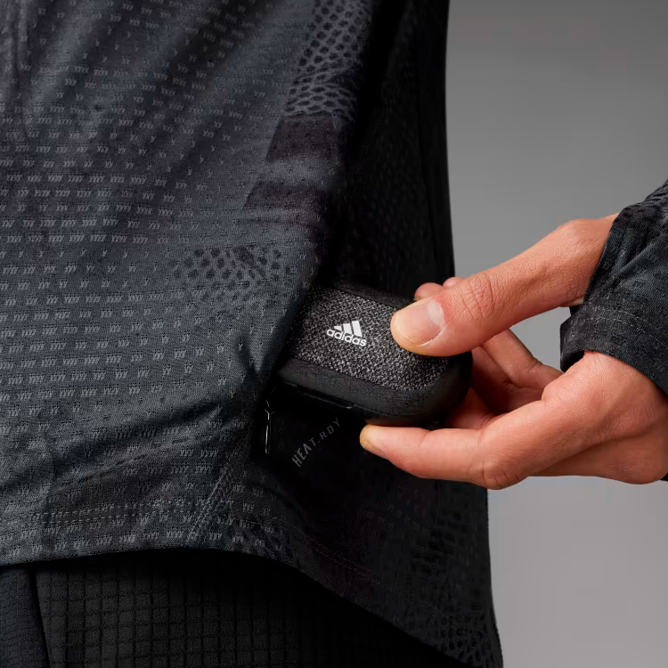 Hanorac pt bărbați Adidas ULT AOP LNGSLV M Negru-gri photo 4