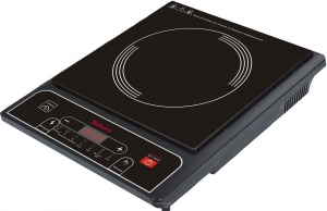 Плита настольная индукционная Saturn STEC0197, 1 конфорок, 2000 Вт, Черный thumbnav