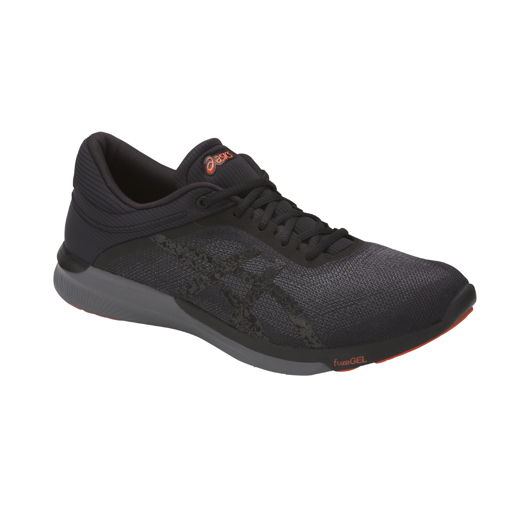 Incaltaminte Sport Asics fuzeX Rush pt Barbati / 44.5 / Negru-oranj photo 2