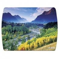 SVEN UA (8 pictures), Mouse pad, Dimensions: 230 x 180 x 2.35 mm, Material: polypropylene + foamed plastic, Wearproof print, Unique landscapes thumbnav 1