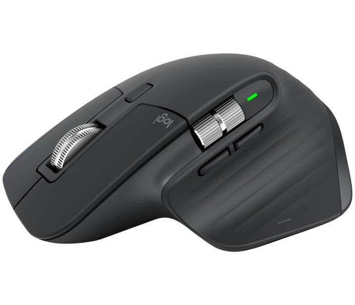 Mouse Wireless Logitech MX Master 3S / 2.4GHz and Bluetooth / 7 buttons / 200-8000 dpi / Graphite photo 4