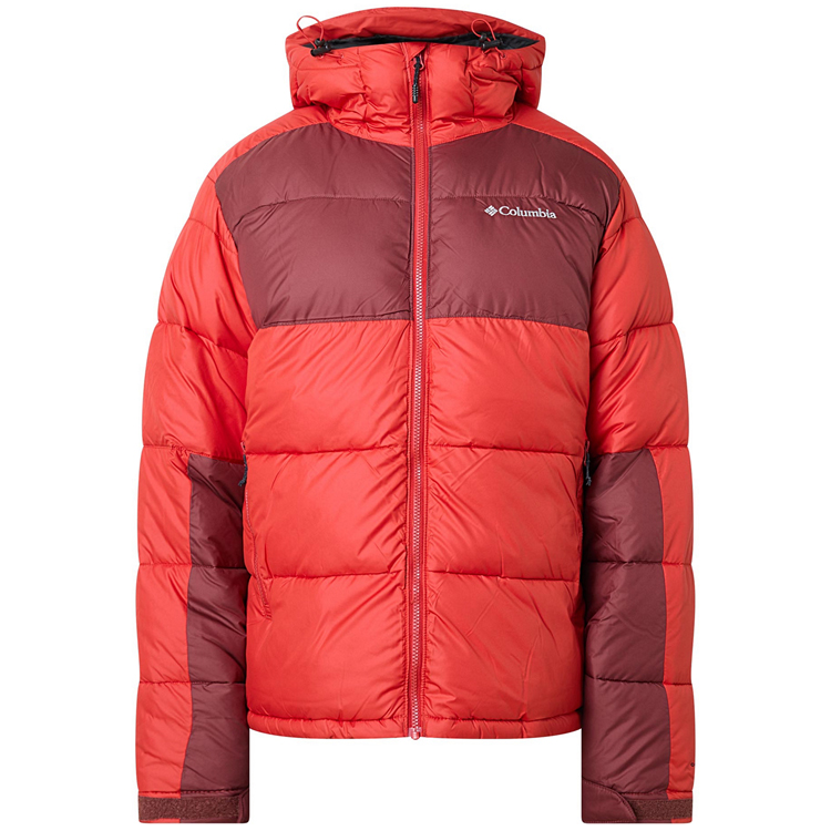 Geacă pt Barbati Columbia Pike Lake II Hooded Jacket S Rosu photo 2