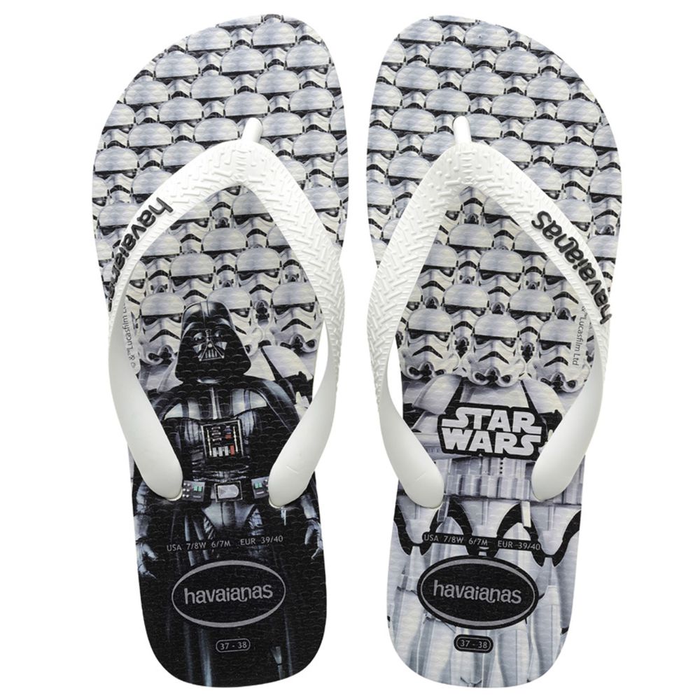 Slapi Havaianas STAR WARS pt Unisex / 33/34 / Alb photo 1 Slapi Havaianas STAR WARS pt Unisex / 33/34 / Alb photo 1