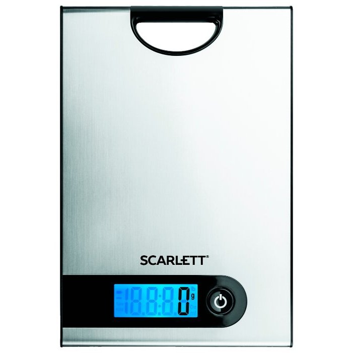 Кухонные весы Scarlett SC-KS57P98, 5 кг, Стальной photo 1 Кухонные весы Scarlett SC-KS57P98, 5 кг, Стальной photo 1