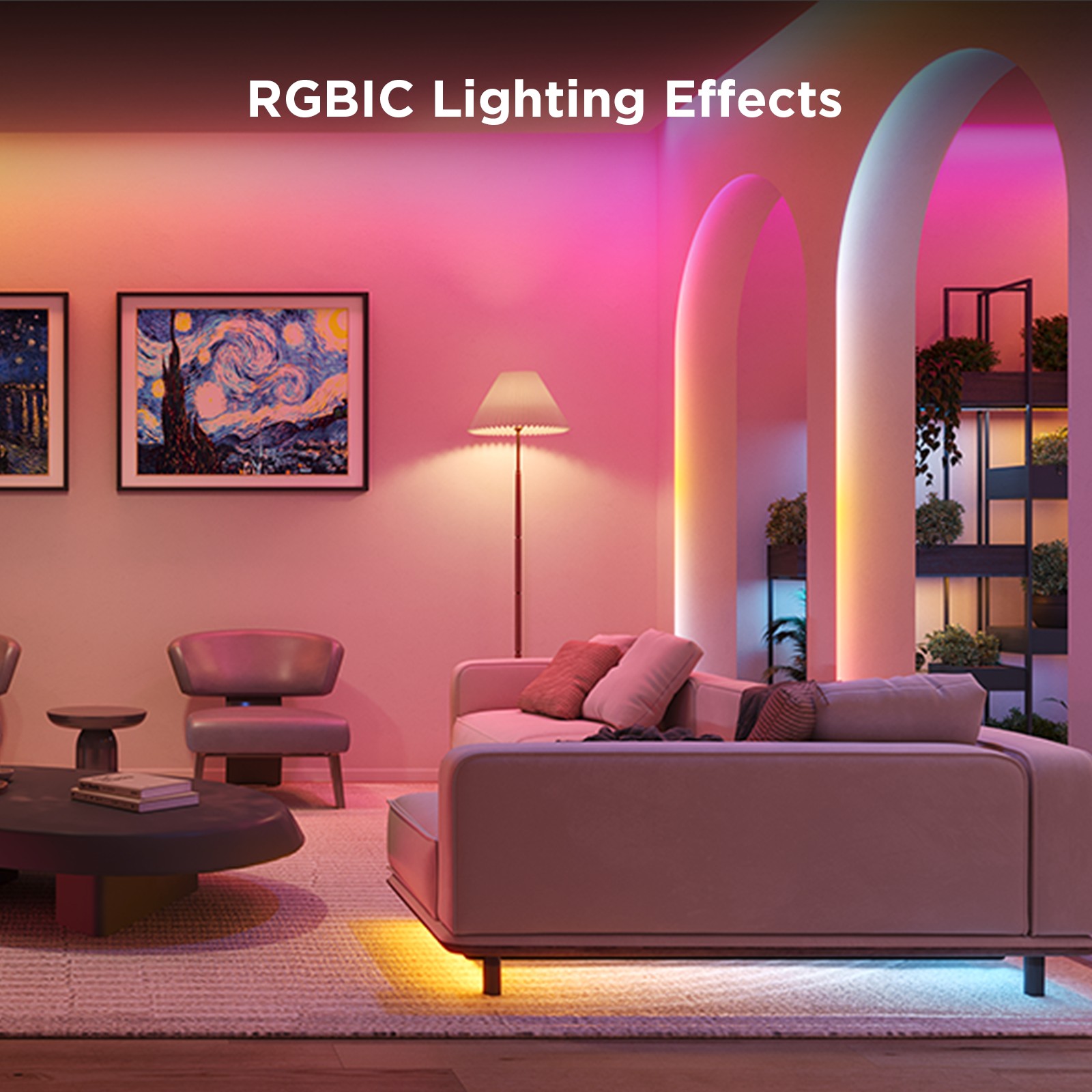Banda LED GOVEE RGBIC S LED / 10m / Multicolor / Wi-Fi / Bluetooth photo 3