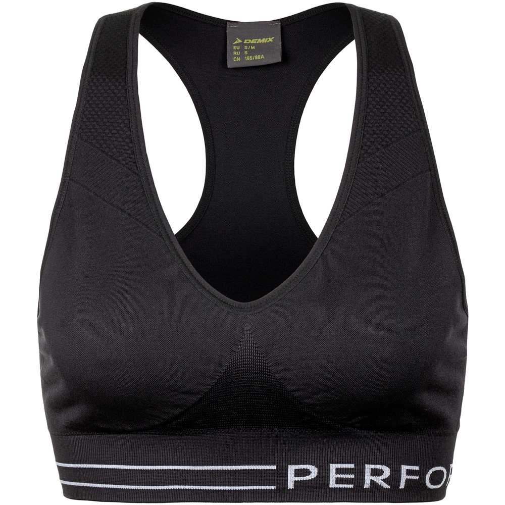 Bra sportive Demix Women bra / Femei / L / Negru photo 1