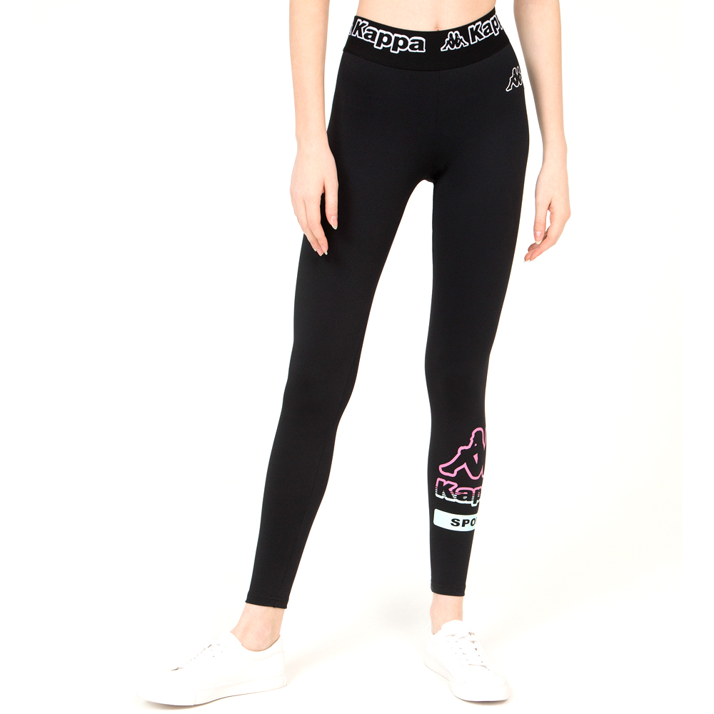 Легинсы Kappa Women leggings XS Черный Женский photo 2