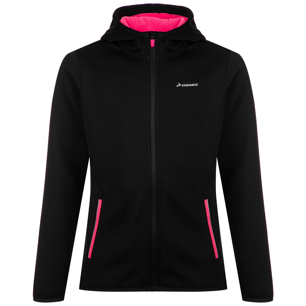 Hanorac Demix Run Jacket / Femei / 128-134 / Negru photo 1 Hanorac Demix Run Jacket / Femei / 128-134 / Negru photo 1