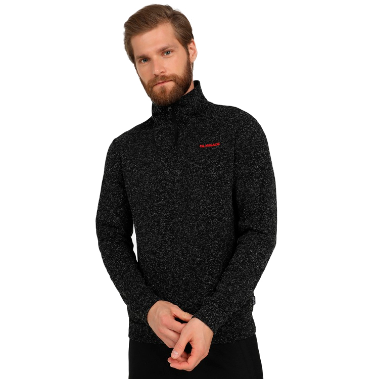Hanorac pt bărbați Glissade Jkt Fleece 46 Negru photo 2