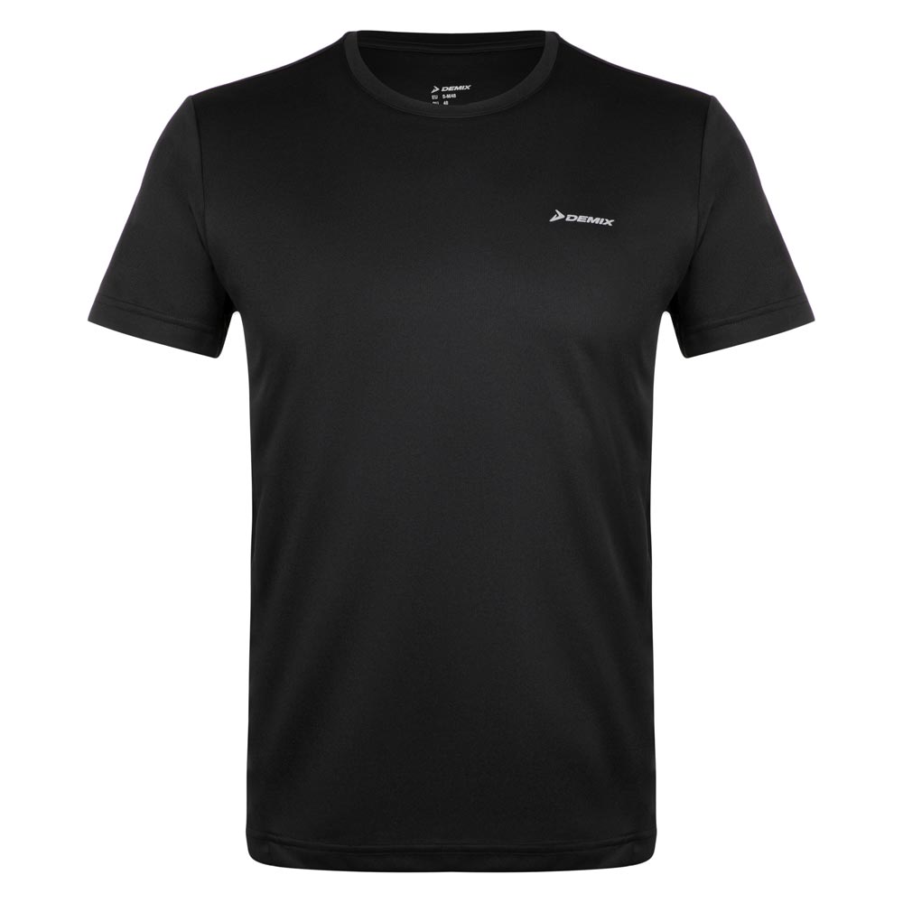 Tricou bărbătesc Demix Run T-Shirt 46 Negru photo 1 Tricou bărbătesc Demix Run T-Shirt 46 Negru photo 1