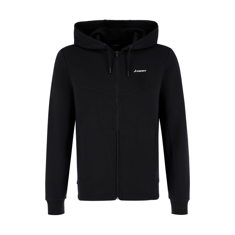 Hanorac pt bărbați Demix Run Hoody M 48 Negru photo 1 Hanorac pt bărbați Demix Run Hoody M 48 Negru photo 1