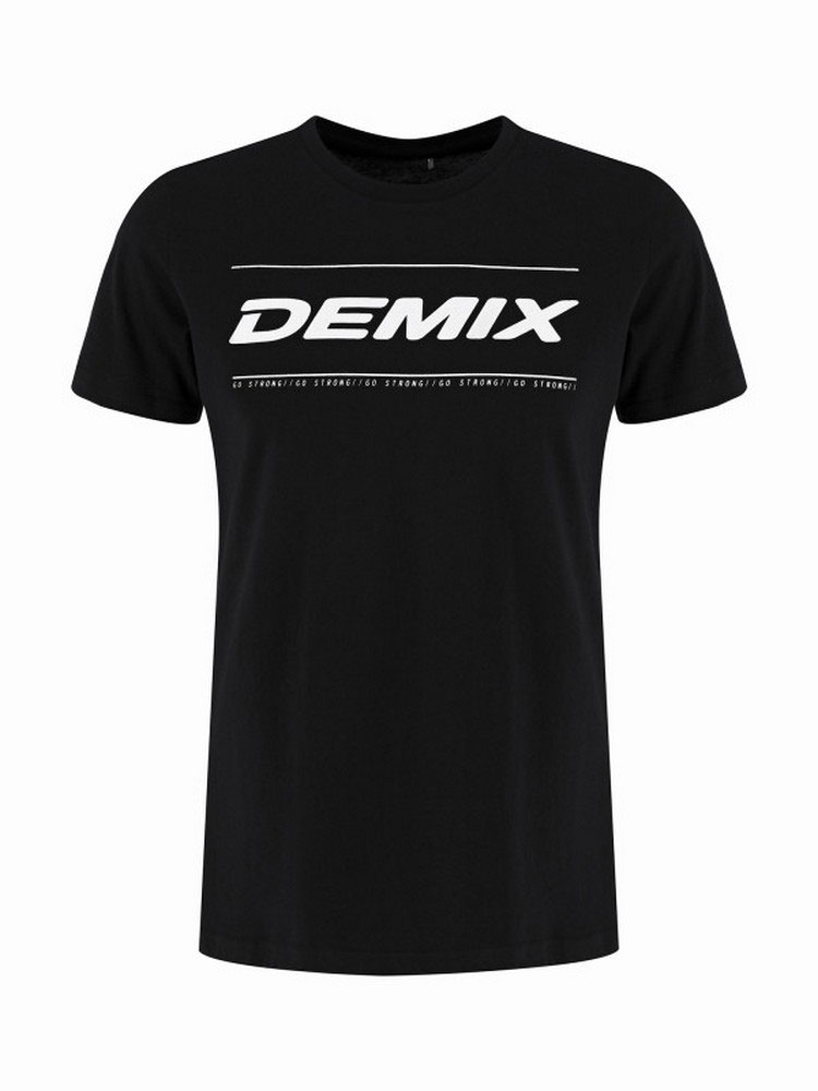 Tricou bărbătesc Demix M Tee 46 Negru photo 1 Tricou bărbătesc Demix M Tee 46 Negru photo 1