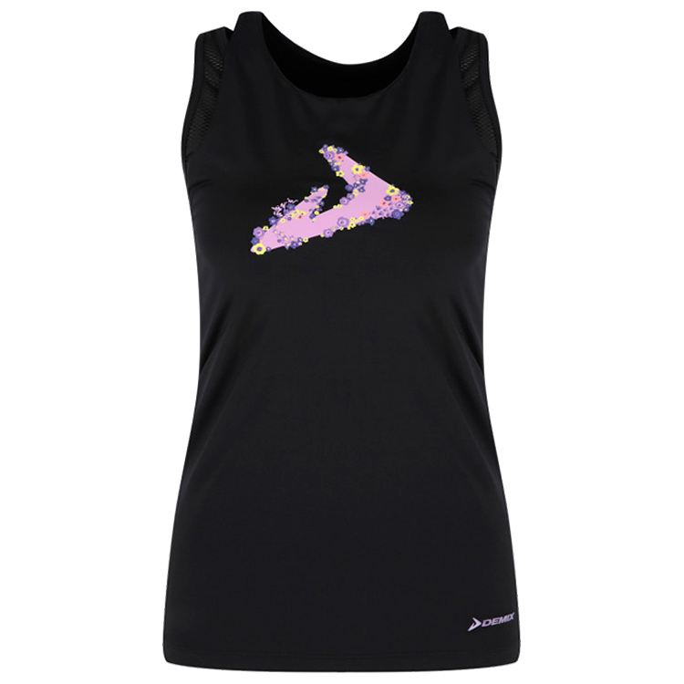 Maiou Demix Top / Femei / 48 / Negru photo 1 Maiou Demix Top / Femei / 48 / Negru photo 1