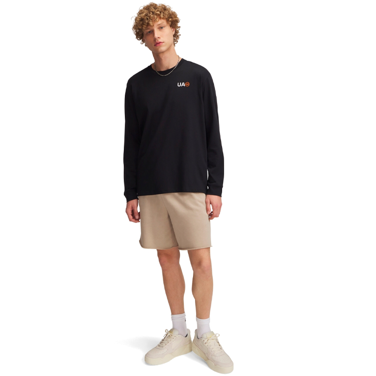 Sorti de bărbați Under Armour UA Rival TerryLogo8inShort L Bej photo 3
