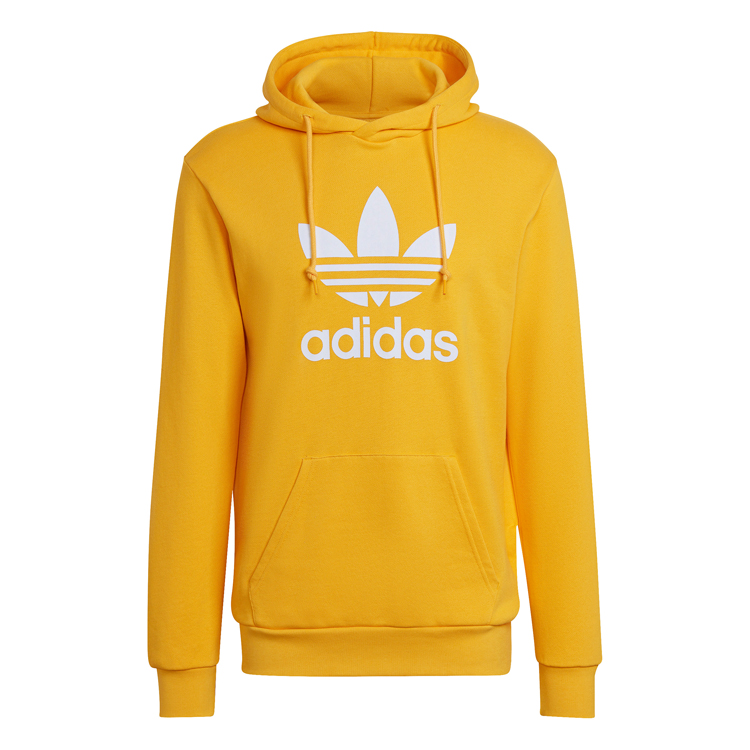 Hanorac pt bărbați Adidas TREFOIL HOODY S Galben photo 1