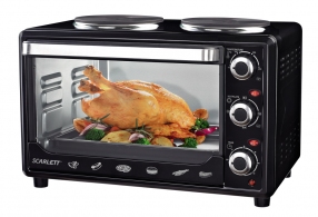 Электрическая печь Scarlett SCEO96O99, 25 л, 2900 Вт, Черный thumbnav