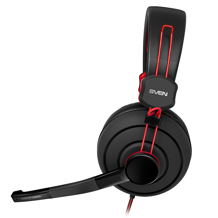 Casti SVEN AP-G888MV, Black/Red photo 3