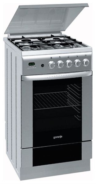 Plita de gaz Gorenje GI439E / 4 arzatoare / 50 cm / Inox photo 1 Plita de gaz Gorenje GI439E / 4 arzatoare / 50 cm / Inox photo 1
