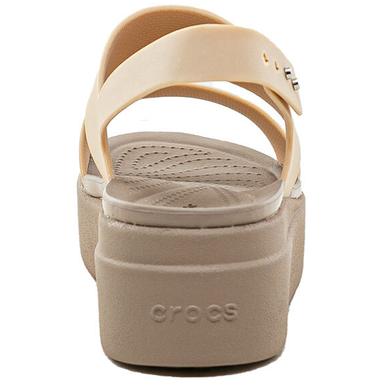 Sandale Crocs Brooklyn Metallic pt Femei / 36-37 / Bej photo 4