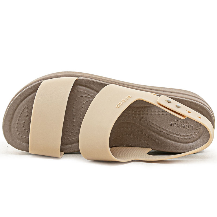 Sandale Crocs Brooklyn Metallic pt Femei / 36-37 / Bej photo 5