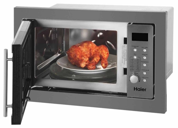 Cuptor cu microunde Haier  HMXBDG259X 900 W / 25 l / Inox photo 5