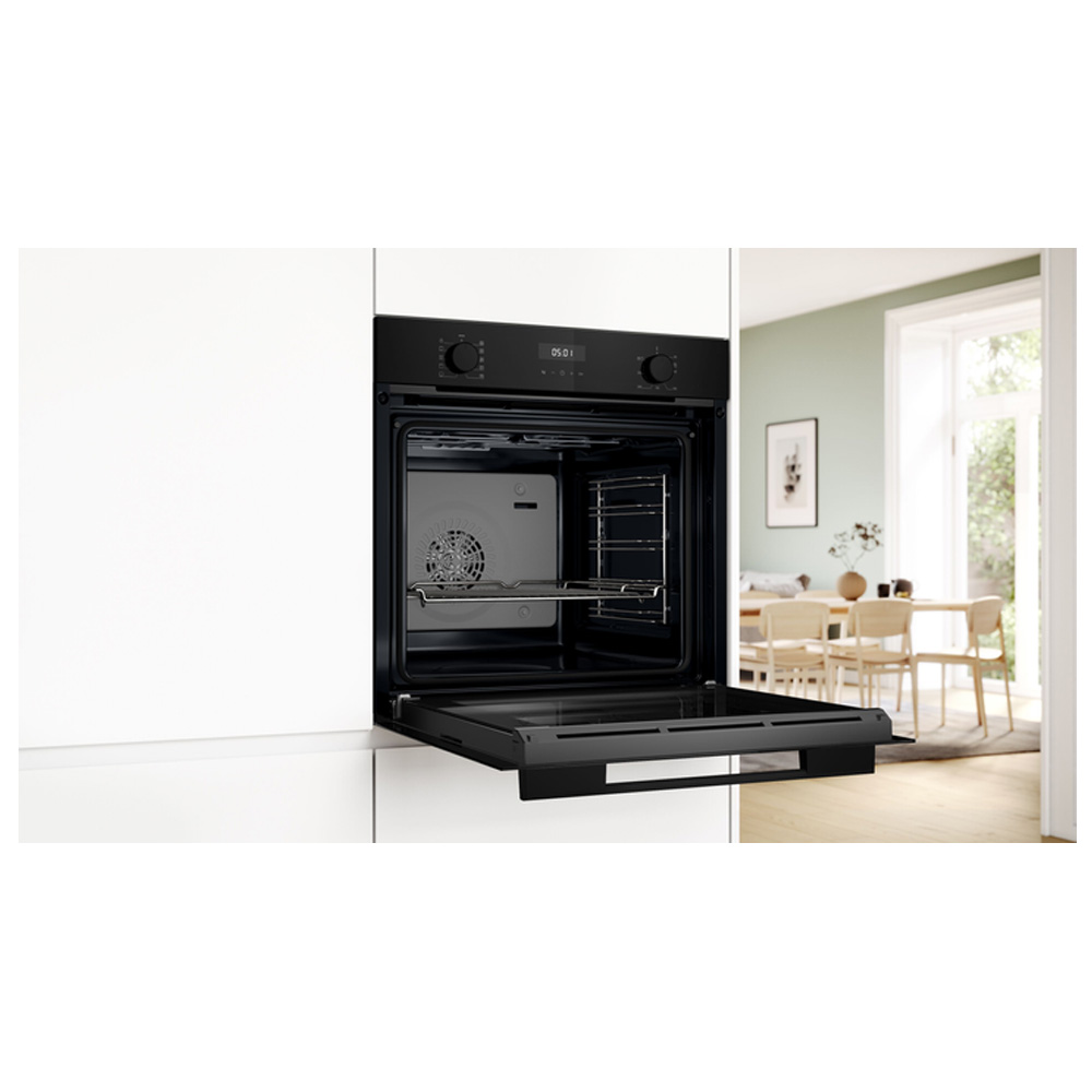 Cuptor electric incorporabil Bosch HJA737BA0 / 76 l. / A / Negru photo 4