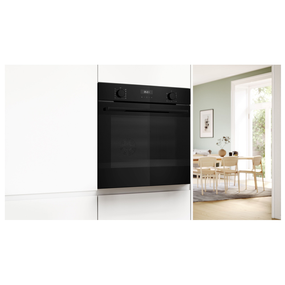 Cuptor electric incorporabil Bosch HJA737BA0 / 76 l. / A / Negru photo 5