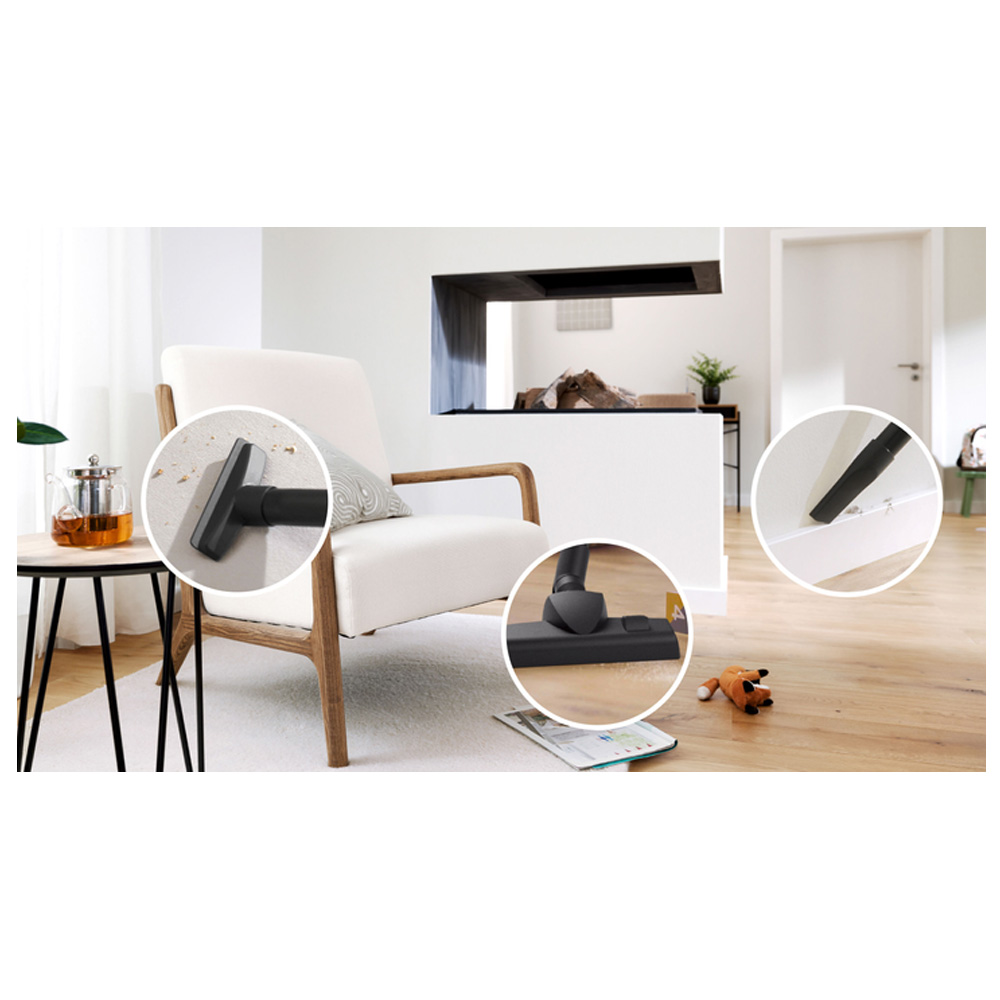 Пылесос с мешком Bosch BGB41BA1 / 600Вт / Black photo 4