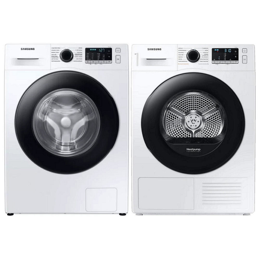 Комплект из двух приборов Samsung WW90TA047AE+DV90TA020AE photo 