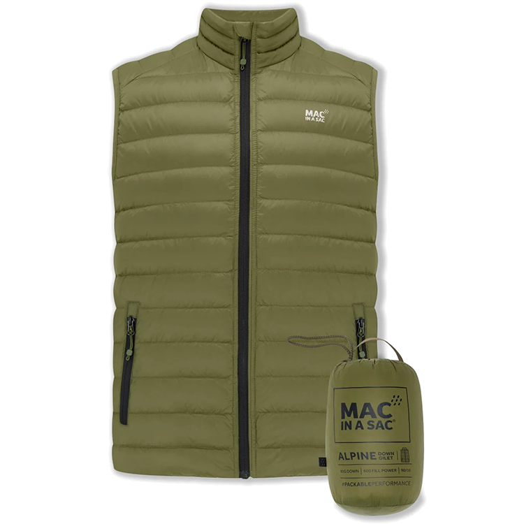Жакет мужской Mac Alpine Down Gilet XL Хаки photo 6