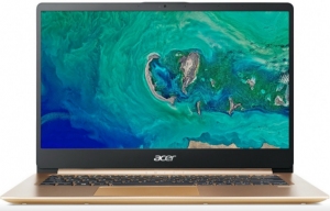 Laptop Acer Swift 1 Luxury Gold, Pentium Silver, 4 GB GB, Linux, Auriu si roz thumbnav 1