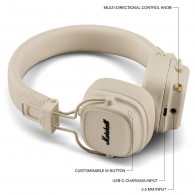 Наушники Marshall Major V Cream thumbnav 4