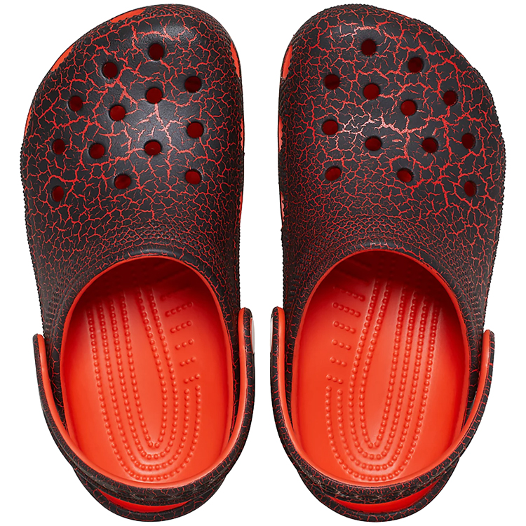 Slapi Crocs Classic Crackle Clog K pt Barbati / 28-29 / Rosu photo 2