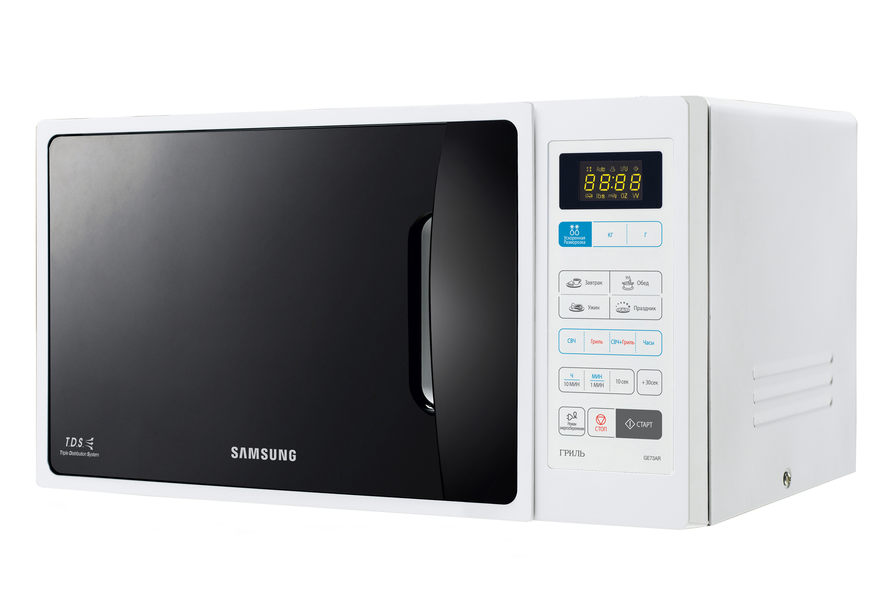 Cuptor cu microunde Samsung GE73AR 750 W / 20 l / Alb photo 1 Cuptor cu microunde Samsung GE73AR 750 W / 20 l / Alb photo 1