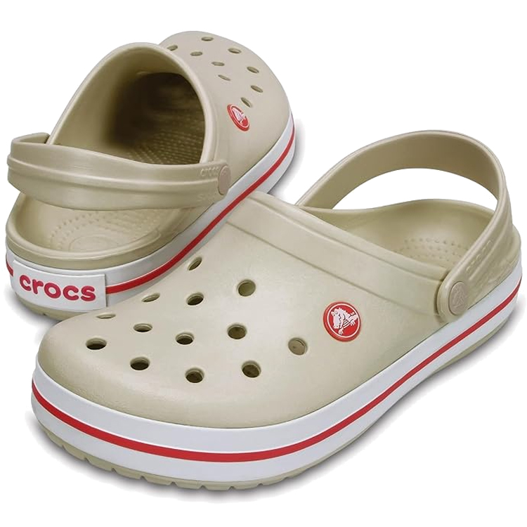 Slapi Crocs Crocband pt Femei / 38-39 / Bej photo 4