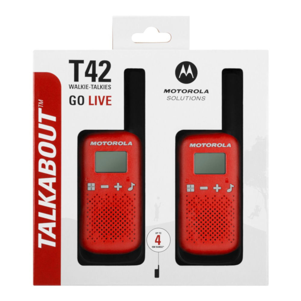 Radio Motorola TALKABOUT T42 RED photo 1 Radio Motorola TALKABOUT T42 RED photo 1