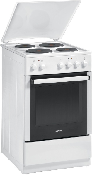 Электрическая плита Gorenje E52103AW / 4 конфорок / Эмалированная photo 1