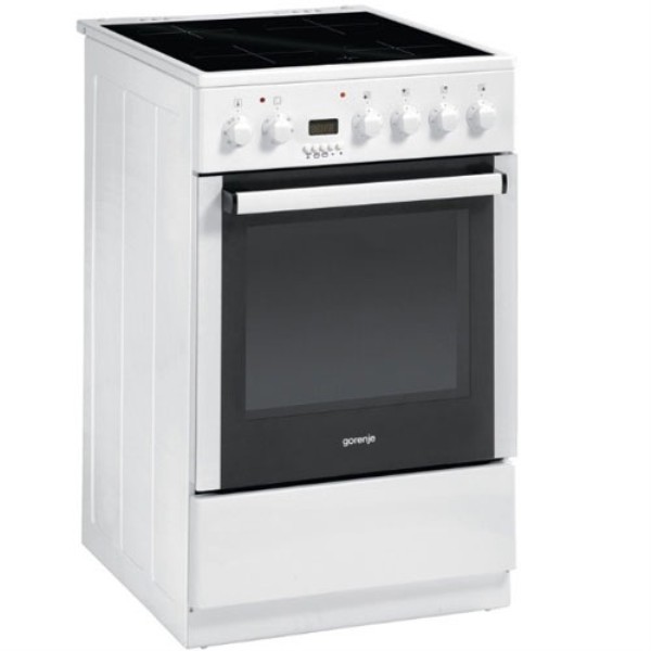 Электрическая плита Gorenje EC55301AW / 4 конфорок / Стеклокерамика photo 1