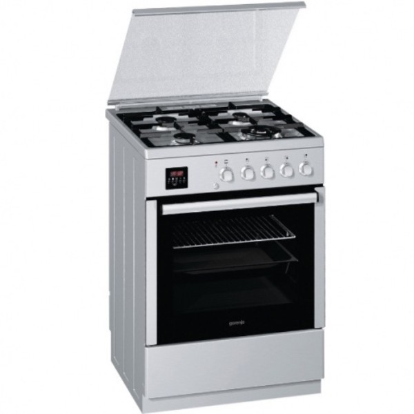 Газовая плита Gorenje G63393AX / 4 конфорок / 60 см / Нержавеющая сталь photo 1