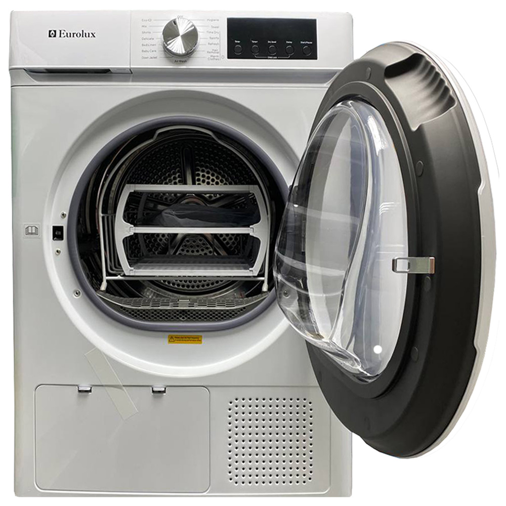 Masina de uscat rufe Eurolux HB1053BA / 10 kg / E / Alb photo 2