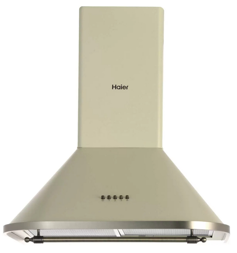Вытяжка Haier HVXW671ATQBC / Купольная / До 18 кв.м / Бежевый photo 1