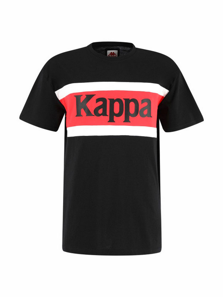 Tricou bărbătesc Kappa M Tee 44-46 Negru photo 1 Tricou bărbătesc Kappa M Tee 44-46 Negru photo 1