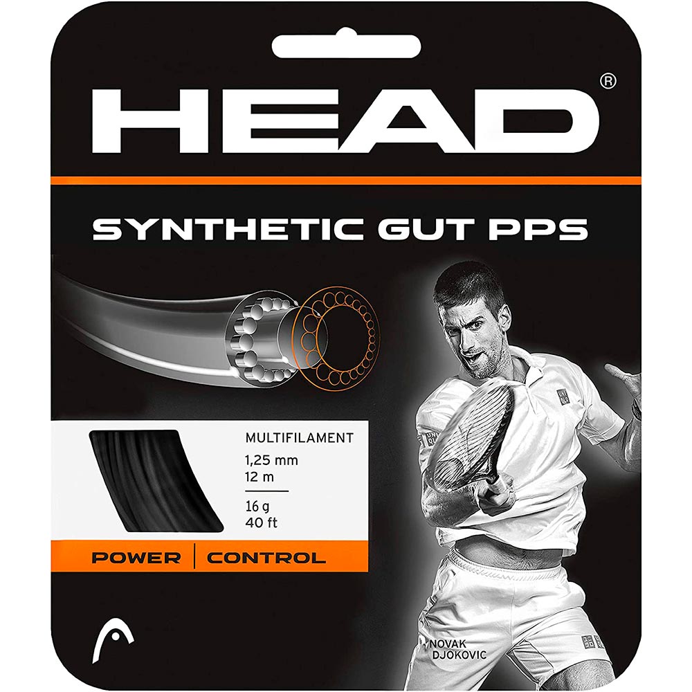 Racordaj HEAD SYNTHET GUT PPS BK16 281065 Negru photo 2